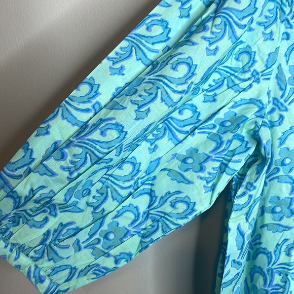 Sundance | Faron Aqua Print Top - Picture 4 of 8